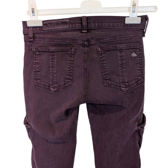 Rag & Bone Mulberry Zipper Skinny Cargo Jeans 25 - Picture 4 of 5